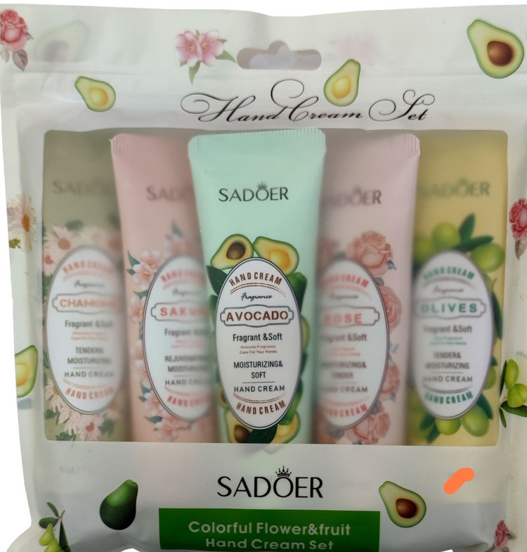 کرم 5 تایی SADOER با رایحه میوه و گل