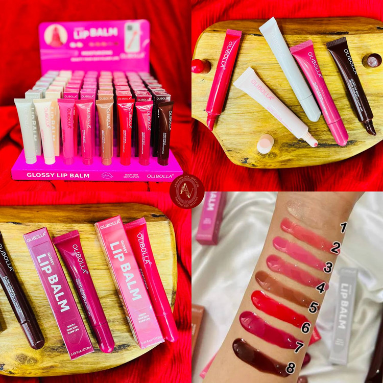 🎀لیپ گلاس تیوپی طرح رود olibolla🎀