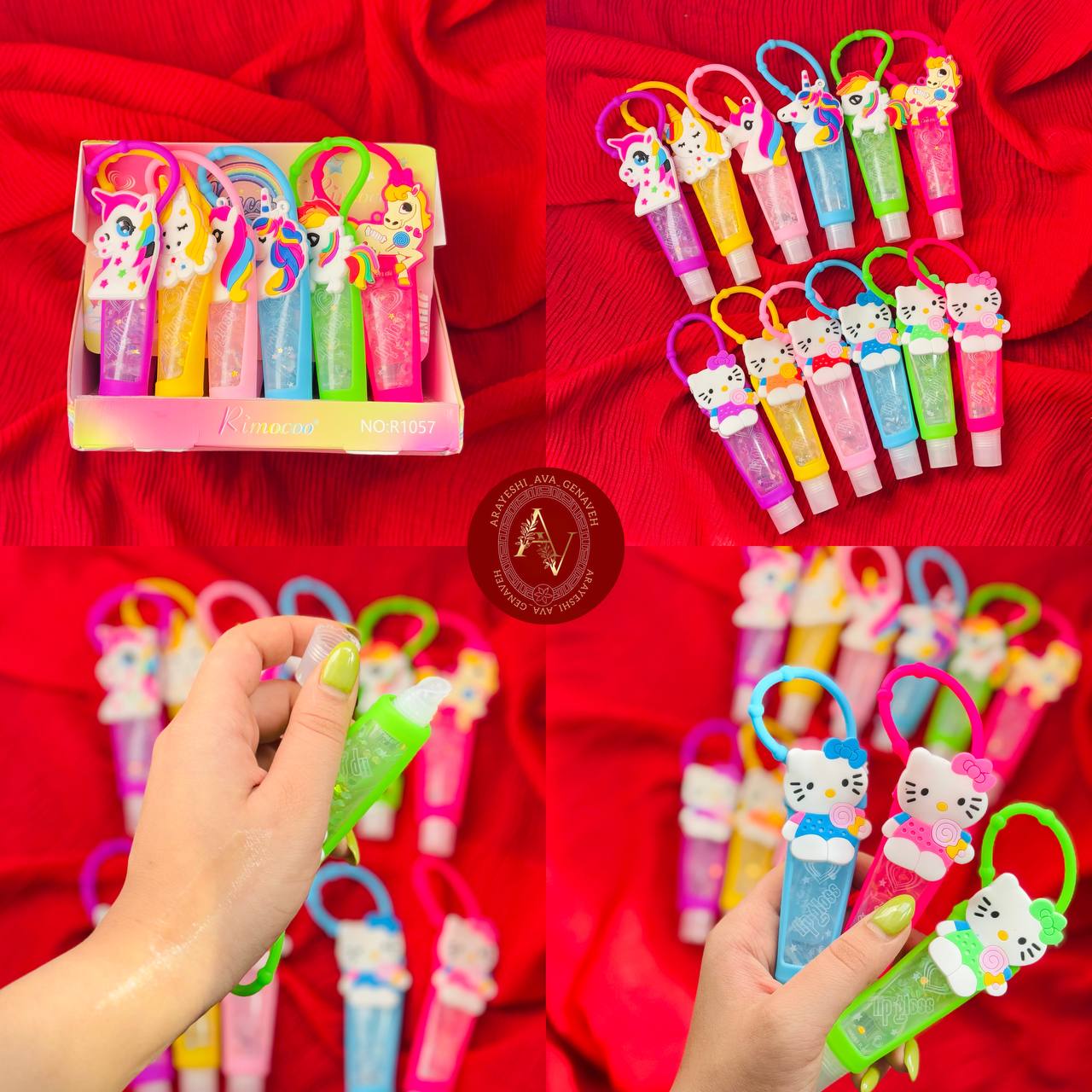 🎀لیپ گلاس فانتزی عروسکی🎀