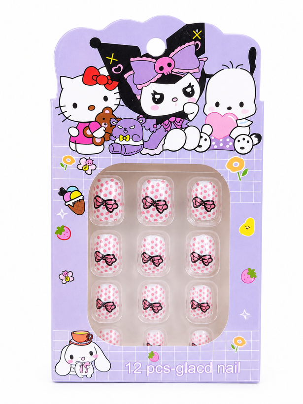 ناخن مصنوعی کودک مدل Cute Girls Nails