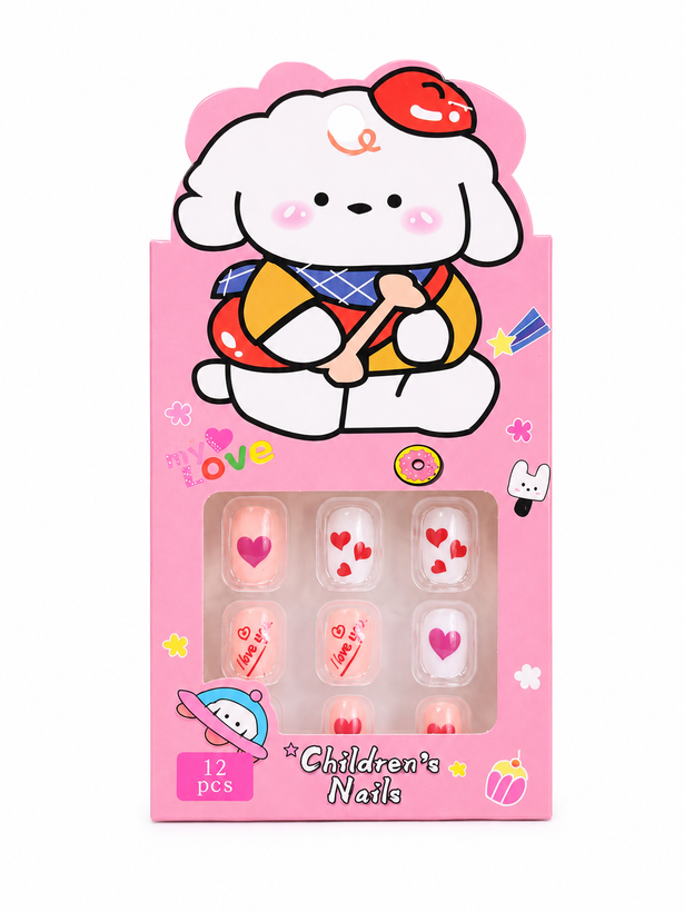 ناخن مصنوعی کودک مدل Cute Girls Nails
