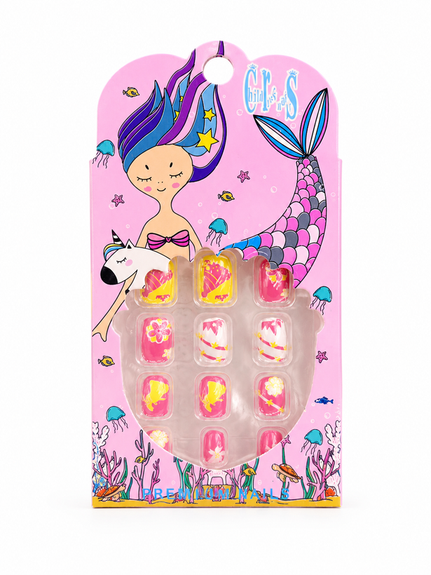 ناخن مصنوعی کودک مدل Cute Girls Nails