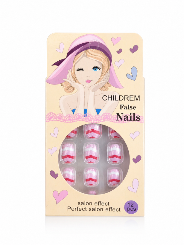 ناخن مصنوعی کودک مدل Cute Girls Nails