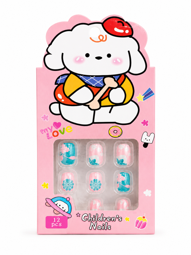 ناخن مصنوعی کودک مدل Cute Girls Nails