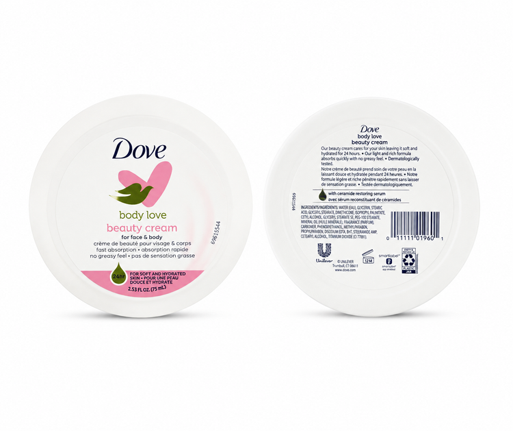 کرم مرطوبکننده و زیبایی داو Dove Body Love